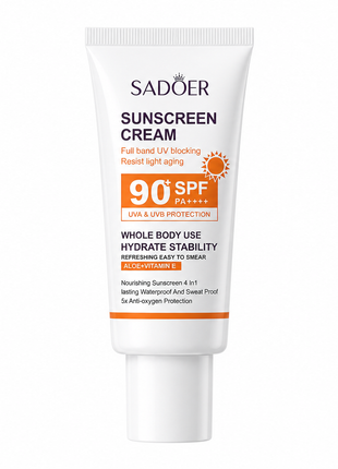 کریم ضد افتاب  SADOER  SUNCREAM 90 SPF