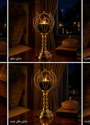 شمعدان کریستال لوکس