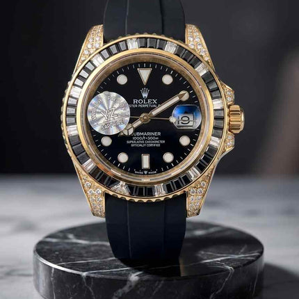 ساعت Patek Philippe آهنی نگین‌دار