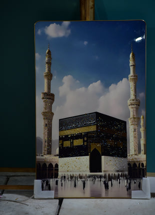تابلوی خانه کعبه گل دار