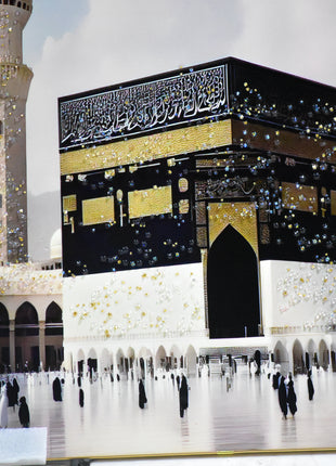 تابلوی خانه کعبه گل دار