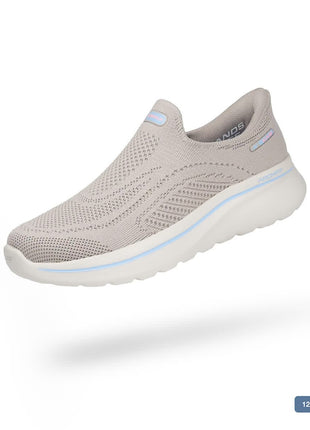Skechers Slip-ins Relaxed Fit: GO WALK Arch Fit N-Joy - Arianne women's walking shoes in the color Taupe (TPE) - 125843 - کفش زنانه اسکچرز