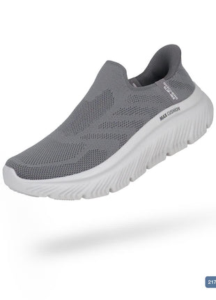 کفش پیادهروی مردانه اسکچرز Skechers Slip-ins GO WALK Max Cushioning Hyper Burst (رنگ زغالی / Charcoal)