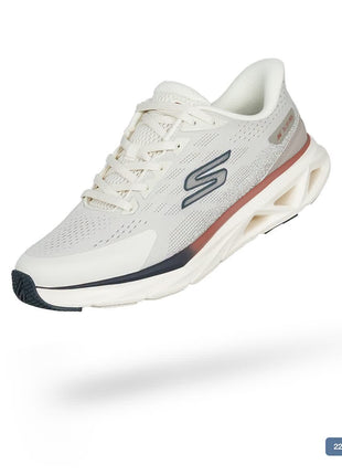 کفش ورزشی و پیادهروی مردانه اسکچرز Skechers Slip-ins Glide-Step Vortex (رنگ استخوانی / شیری / Natural)