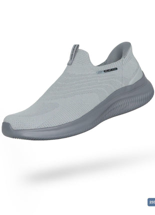 کفش مردانه پیادهروی اسکچرز Skechers Slip-ins GO WALK Flex کد 233201-GYCC (رنگ طوسی / زغالی / Gray Charcoal)