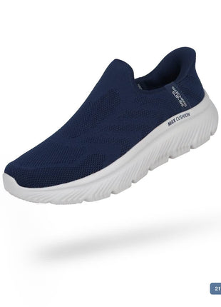 کفش پیادهروی مردانه اسکچرز Skechers Slip-ins GO WALK Max Cushioning Hyper Burst (رنگ سرمهای / Navy Blue)