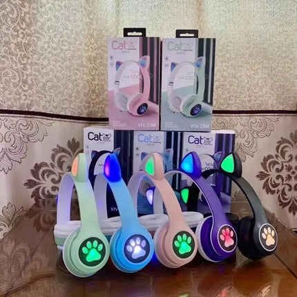 گوشکی Cat Ears مدل P47M با طراحی گوش گربه ای و صدای قدرتمند