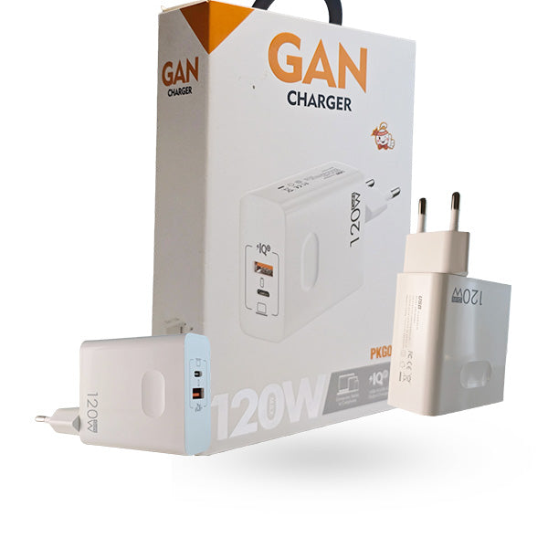 شارژر GaN 120 وات؛ قدرت بالا برای موبایل، لپتاپ و دستگاههای هوشمند