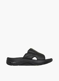 صندل اسلاید مردانه طبی اسکچرز Skechers GO WALK Arch Fit 2.0 (رنگ مشکی / Black)