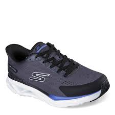 کفش مردانه اسکچرز Skechers Hands Free Slip-ins مدل Glide-Step Vortex (رنگ مشکی / زغالی / آبی رویال)