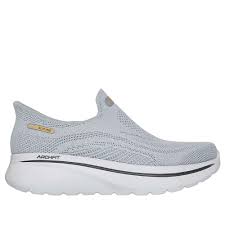 کفش پیادهروی مردانه اسکچرز Skechers Slip-ins GO WALK Arch Fit مدل Dale (رنگ طوسی)