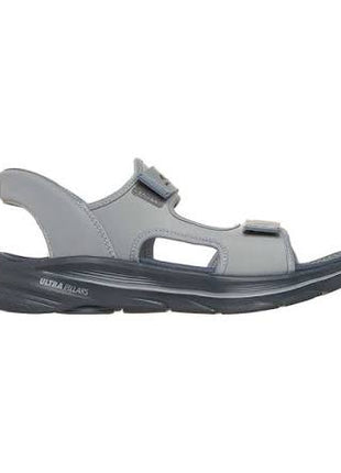 صندل مردانه پیادهروی اسکچرز Skechers Hands Free Slip-ins GO WALK 8 مدل Ken II (رنگ طوسی / زغالی)