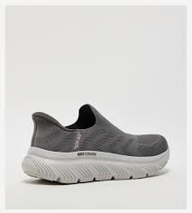کفش پیادهروی مردانه اسکچرز Skechers Slip-ins GO WALK Max Cushioning Hyper Burst (رنگ زغالی / Charcoal)