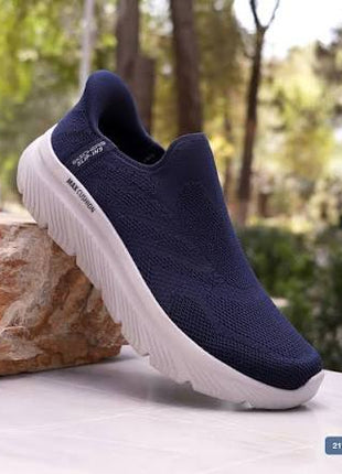 کفش پیادهروی مردانه اسکچرز Skechers Slip-ins GO WALK Max Cushioning Hyper Burst (رنگ سرمهای / Navy Blue)
