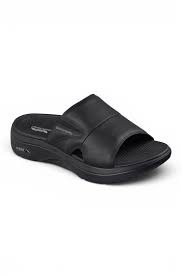 صندل اسلاید مردانه طبی اسکچرز Skechers GO WALK Arch Fit 2.0 (رنگ مشکی / Black)