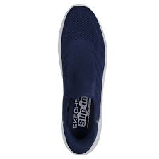 کفش پیادهروی مردانه اسکچرز Skechers Slip-ins GO WALK Max Cushioning Hyper Burst (رنگ سرمهای / Navy Blue)